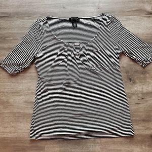 White House Black Market Striped Top